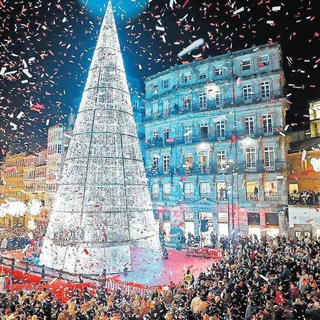 Apartamentos A Illa Redondela Bagian luar foto